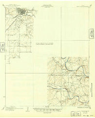 Paint Rock Texas Historical topographic map, 1:62500 scale, 15 X 15 Minute, Year 1932
