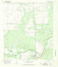 Paint Rock Texas Historical topographic map, 1:24000 scale, 7.5 X 7.5 Minute, Year 1967