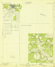 Paint Rock Texas Historical topographic map, 1:62500 scale, 15 X 15 Minute, Year 1932