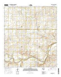Paint Rock Texas Current topographic map, 1:24000 scale, 7.5 X 7.5 Minute, Year 2016