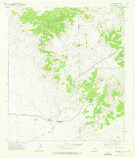 Paisano Texas Historical topographic map, 1:24000 scale, 7.5 X 7.5 Minute, Year 1972
