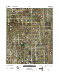 Pakan Texas Historical topographic map, 1:24000 scale, 7.5 X 7.5 Minute, Year 2012