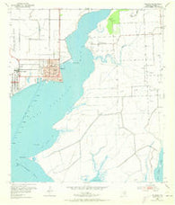 Palacios Texas Historical topographic map, 1:24000 scale, 7.5 X 7.5 Minute, Year 1952