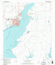 Palacios Texas Historical topographic map, 1:24000 scale, 7.5 X 7.5 Minute, Year 1995