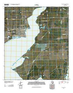 Palacios Texas Historical topographic map, 1:24000 scale, 7.5 X 7.5 Minute, Year 2010