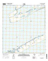Palacios Point Texas Current topographic map, 1:24000 scale, 7.5 X 7.5 Minute, Year 2016