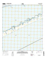 Palacios SE Texas Current topographic map, 1:24000 scale, 7.5 X 7.5 Minute, Year 2016