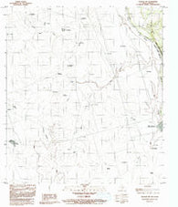Palafox SW Texas Historical topographic map, 1:24000 scale, 7.5 X 7.5 Minute, Year 1983