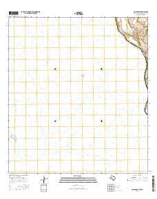 Palafox SW Texas Current topographic map, 1:24000 scale, 7.5 X 7.5 Minute, Year 2016