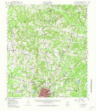 Palestine Texas Historical topographic map, 1:62500 scale, 15 X 15 Minute, Year 1949