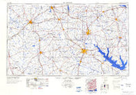 Palestine Texas Historical topographic map, 1:250000 scale, 1 X 2 Degree, Year 1984