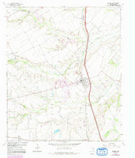 Palmer Texas Historical topographic map, 1:24000 scale, 7.5 X 7.5 Minute, Year 1963