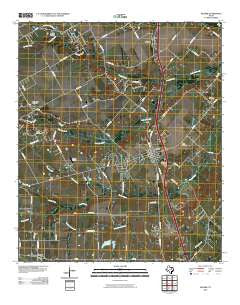 Palmer Texas Historical topographic map, 1:24000 scale, 7.5 X 7.5 Minute, Year 2010