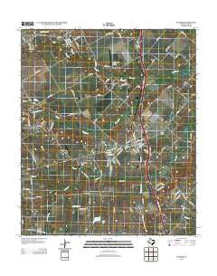 Palmer Texas Historical topographic map, 1:24000 scale, 7.5 X 7.5 Minute, Year 2012