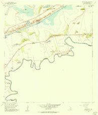 Palmito Hill Texas Historical topographic map, 1:24000 scale, 7.5 X 7.5 Minute, Year 1955