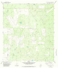 Palo Blanco Tank Texas Historical topographic map, 1:24000 scale, 7.5 X 7.5 Minute, Year 1984