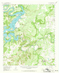 Palo Pinto Texas Historical topographic map, 1:62500 scale, 15 X 15 Minute, Year 1958