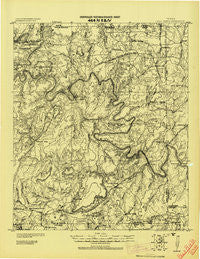 Palo Pinto Texas Historical topographic map, 1:125000 scale, 30 X 30 Minute, Year 1918