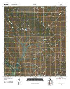 Palo Blanco Tank Texas Historical topographic map, 1:24000 scale, 7.5 X 7.5 Minute, Year 2010