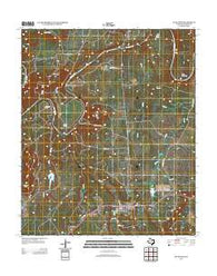 Palo Pinto Texas Historical topographic map, 1:24000 scale, 7.5 X 7.5 Minute, Year 2012