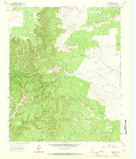 Paloduro Texas Historical topographic map, 1:24000 scale, 7.5 X 7.5 Minute, Year 1963