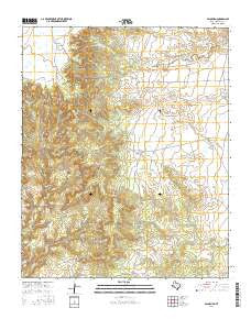 Paloduro Texas Current topographic map, 1:24000 scale, 7.5 X 7.5 Minute, Year 2016