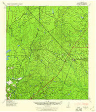 Paloma Texas Historical topographic map, 1:62500 scale, 15 X 15 Minute, Year 1940