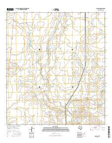 Paloma Texas Current topographic map, 1:24000 scale, 7.5 X 7.5 Minute, Year 2016