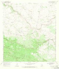 Palomas Ranch Texas Historical topographic map, 1:24000 scale, 7.5 X 7.5 Minute, Year 1968
