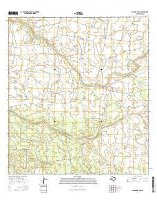 Palomas Ranch Texas Current topographic map, 1:24000 scale, 7.5 X 7.5 Minute, Year 2016