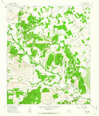 Paluxy Texas Historical topographic map, 1:24000 scale, 7.5 X 7.5 Minute, Year 1961