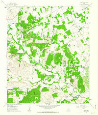 Paluxy Texas Historical topographic map, 1:24000 scale, 7.5 X 7.5 Minute, Year 1961