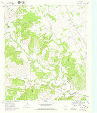 Paluxy Texas Historical topographic map, 1:24000 scale, 7.5 X 7.5 Minute, Year 1961