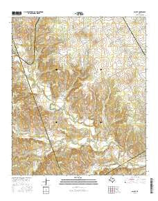 Paluxy Texas Current topographic map, 1:24000 scale, 7.5 X 7.5 Minute, Year 2016