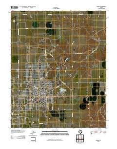 Pampa Texas Historical topographic map, 1:24000 scale, 7.5 X 7.5 Minute, Year 2010