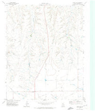 Pampa NW Texas Historical topographic map, 1:24000 scale, 7.5 X 7.5 Minute, Year 1971