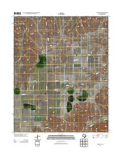 Pampa NE Texas Historical topographic map, 1:24000 scale, 7.5 X 7.5 Minute, Year 2012