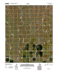 Pampa NW Texas Historical topographic map, 1:24000 scale, 7.5 X 7.5 Minute, Year 2010