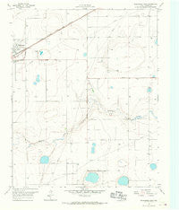 Panhandle East Texas Historical topographic map, 1:24000 scale, 7.5 X 7.5 Minute, Year 1966