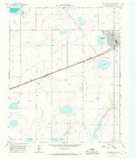 Panhandle West Texas Historical topographic map, 1:24000 scale, 7.5 X 7.5 Minute, Year 1966