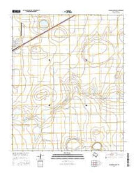 Panhandle East Texas Current topographic map, 1:24000 scale, 7.5 X 7.5 Minute, Year 2016