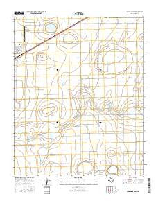 Panhandle East Texas Current topographic map, 1:24000 scale, 7.5 X 7.5 Minute, Year 2016