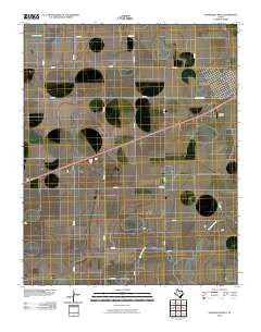 Panhandle West Texas Historical topographic map, 1:24000 scale, 7.5 X 7.5 Minute, Year 2010