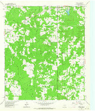 Panola Texas Historical topographic map, 1:24000 scale, 7.5 X 7.5 Minute, Year 1962