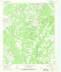 Panola Texas Historical topographic map, 1:24000 scale, 7.5 X 7.5 Minute, Year 1962