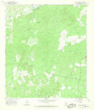 Panther Creek Texas Historical topographic map, 1:24000 scale, 7.5 X 7.5 Minute, Year 1967