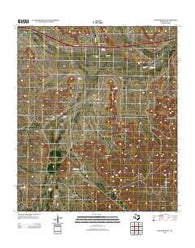 Panther Bluff Texas Historical topographic map, 1:24000 scale, 7.5 X 7.5 Minute, Year 2012