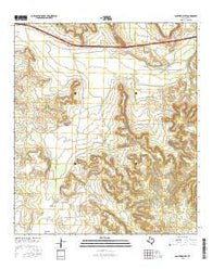 Panther Bluff Texas Current topographic map, 1:24000 scale, 7.5 X 7.5 Minute, Year 2016