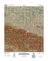 Panther Canyon Texas Historical topographic map, 1:24000 scale, 7.5 X 7.5 Minute, Year 2012