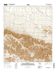 Panther Canyon Texas Current topographic map, 1:24000 scale, 7.5 X 7.5 Minute, Year 2016